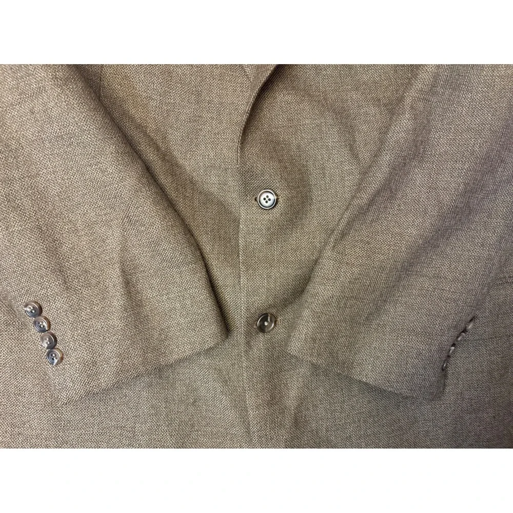 Jos. A. Bank Travelers Collection Brown Textured Two Button Blazer Sport Coat